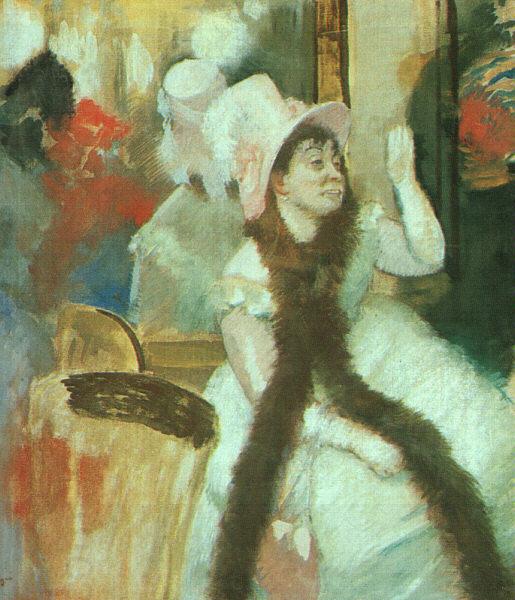 Edgar Degas Portrait after a Costume Ball China oil painting art